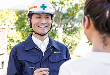 仕上がりの美しさと職人さんの人柄